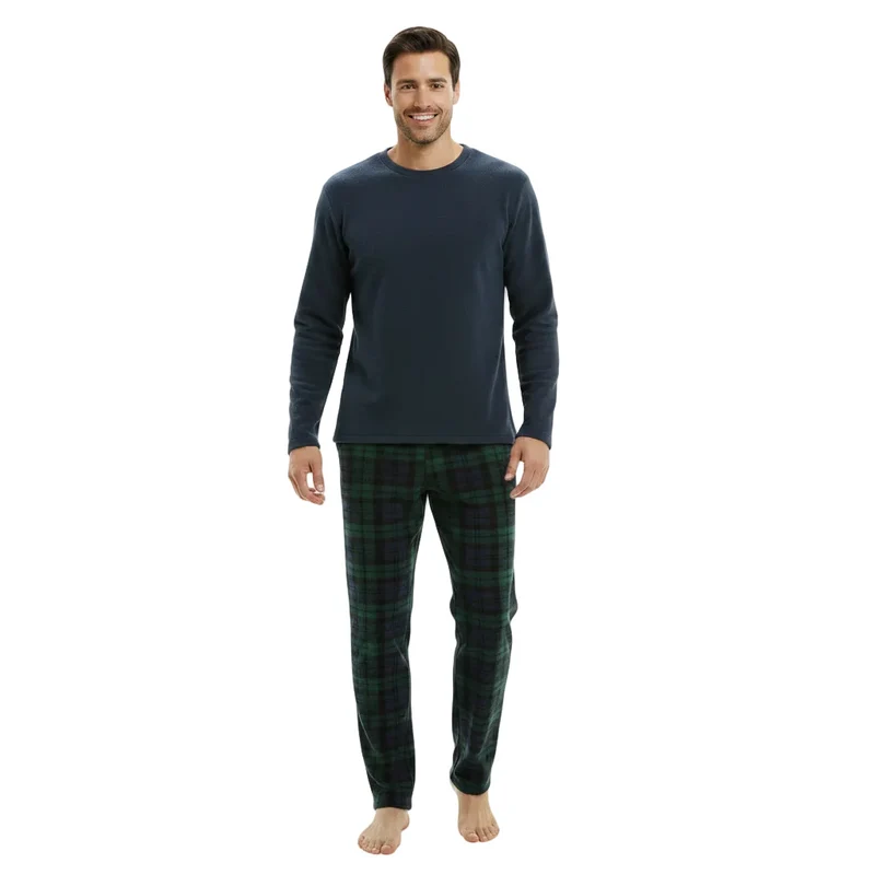 Grünes Fleece-Pyjama-Set – Erleben Sie ultimativen Komfort und Entspannung