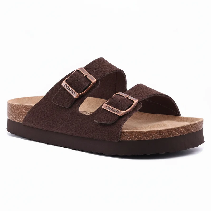 Comwarm Damen-Wildleder-Pantoletten mit Fußgewölbeunterstützung – Bequeme Strandsandalen und Clogs