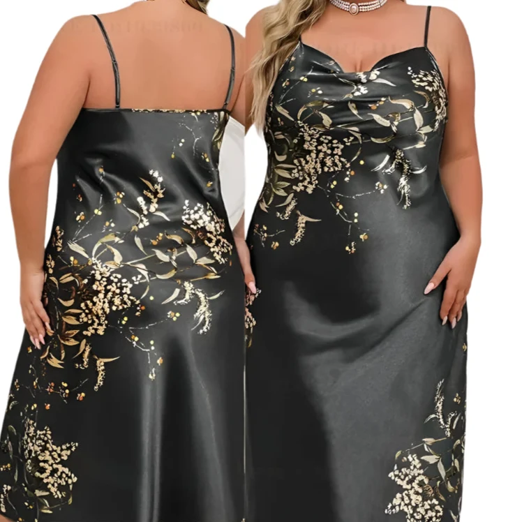 Damen-Bademantel-Set in Übergröße, 1- oder 2-teilig, langer Kimono-Bademantel/Nachthemd, Größen 3XL, 5XL