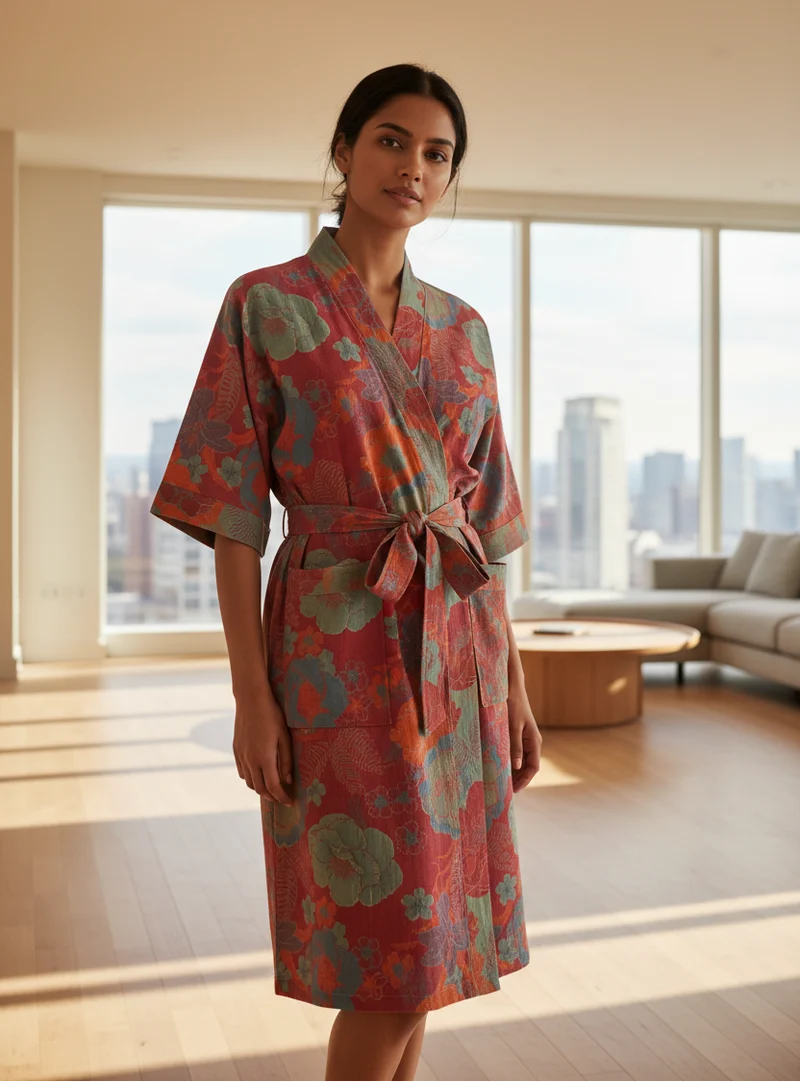 Kimono-Bademäntel aus Baumwolle für Paare – saugfähig, schnelltrocknend und stilvoll