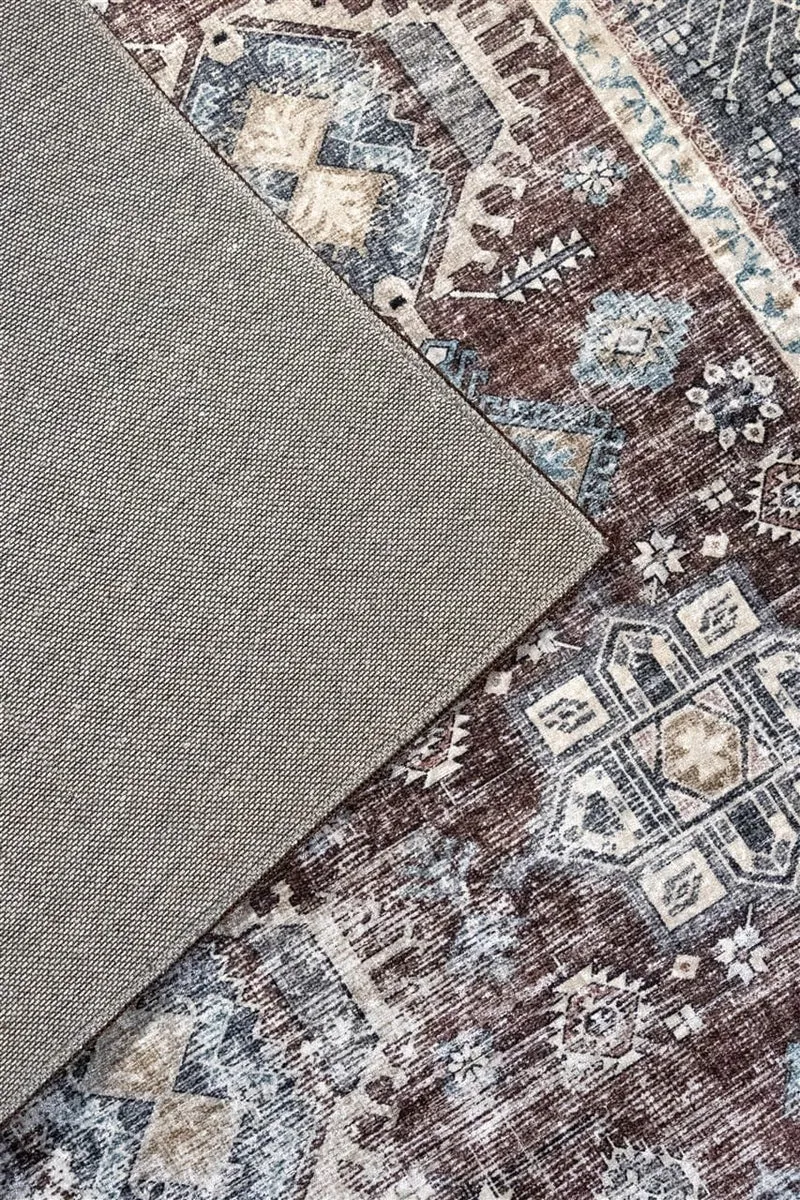 Tappeto Classico Vintage Printed Grigio