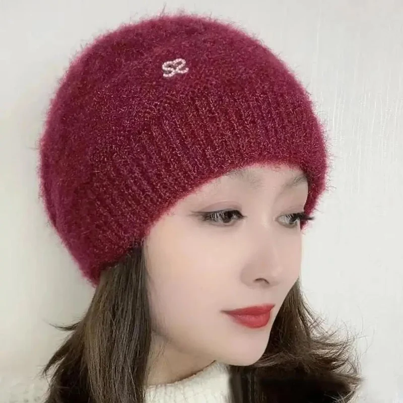 Kuschelige Damen-Winterstrickmütze für ultimative Wärme und Stil