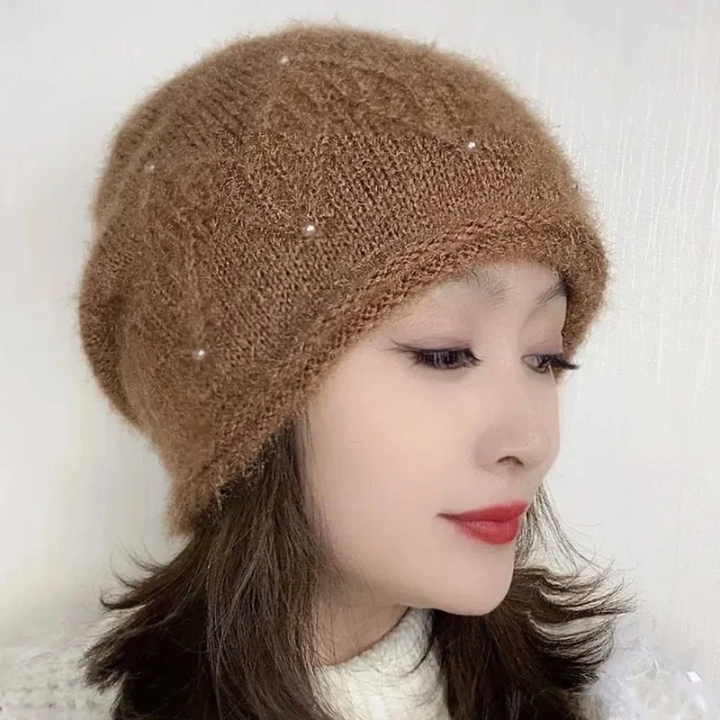 Kuschelige Damen-Winterstrickmütze für ultimative Wärme und Stil