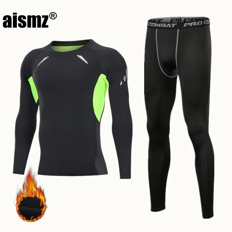 Thermounterwäsche-Set für Herren – Fleece-Sportunterwäsche (erste Schicht)