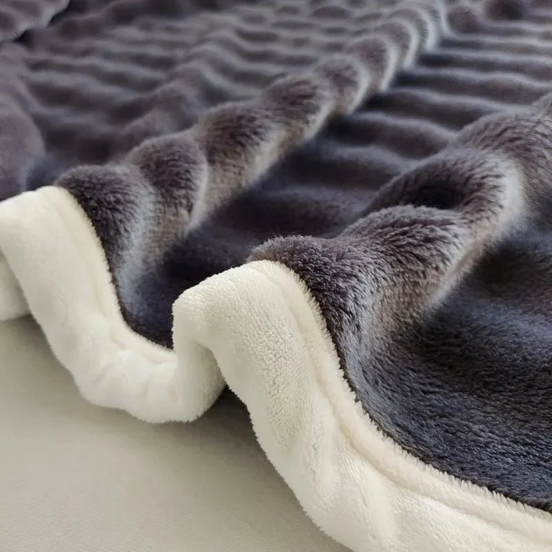 Flanelldecke in Unifarben – Weiche Kaninchenfelldecke für Sofa und Schlafzimmer – Korallenfleece im Großhandel