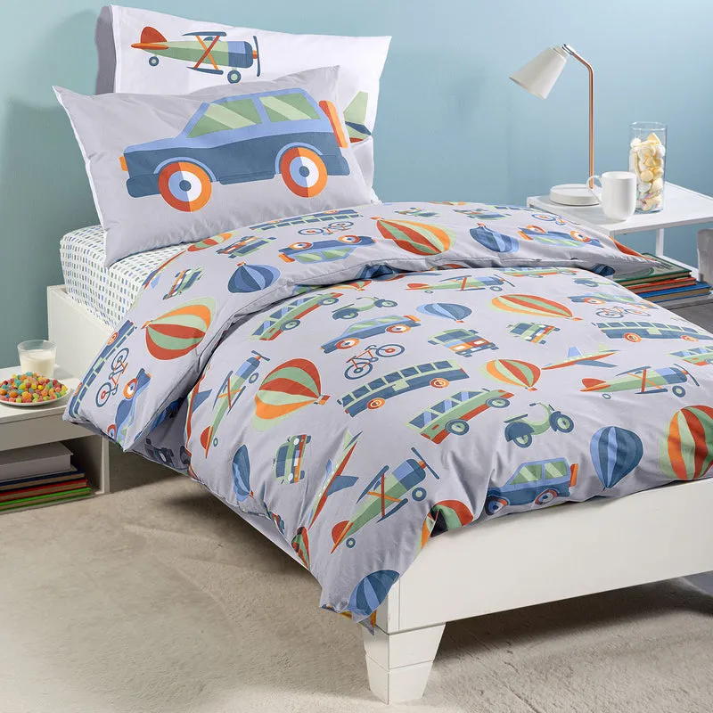 Completo Copripiumino Toys in Cotone