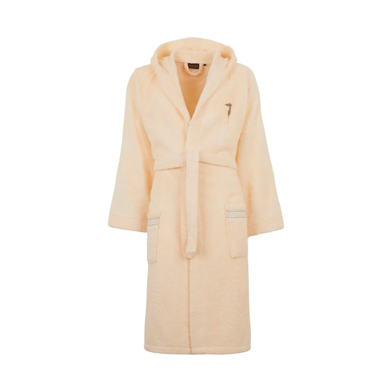 Accappatoio con Cappuccio ribbon in Cotone 380 gr/mq