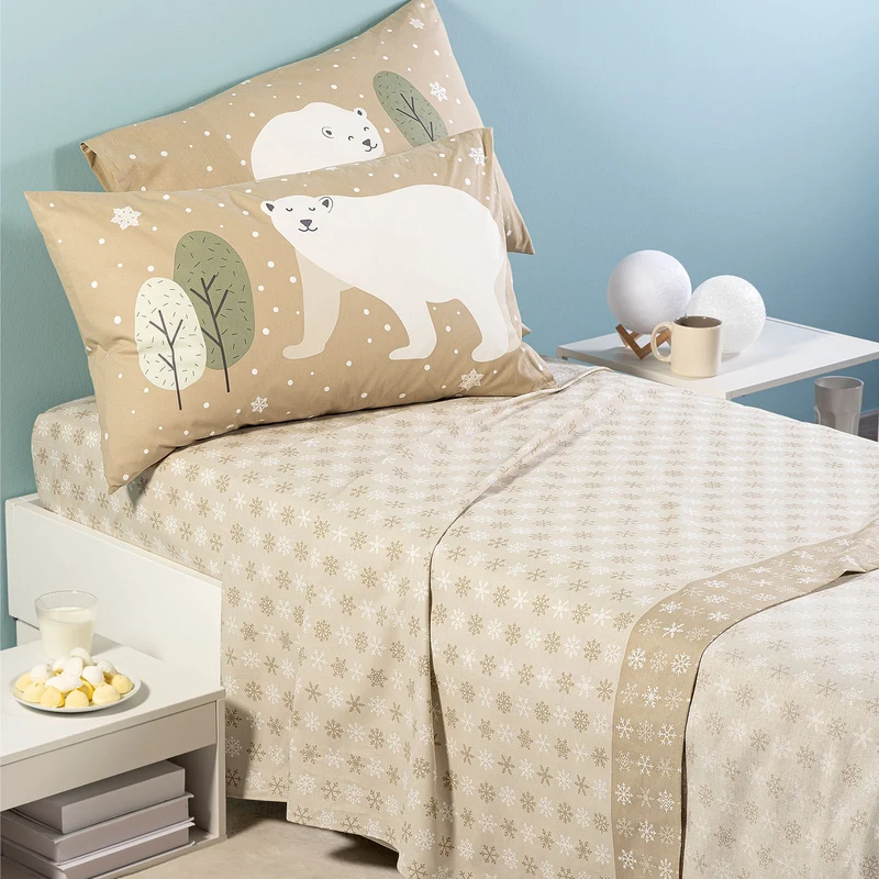 Completo Lenzuola Polar in Cotone