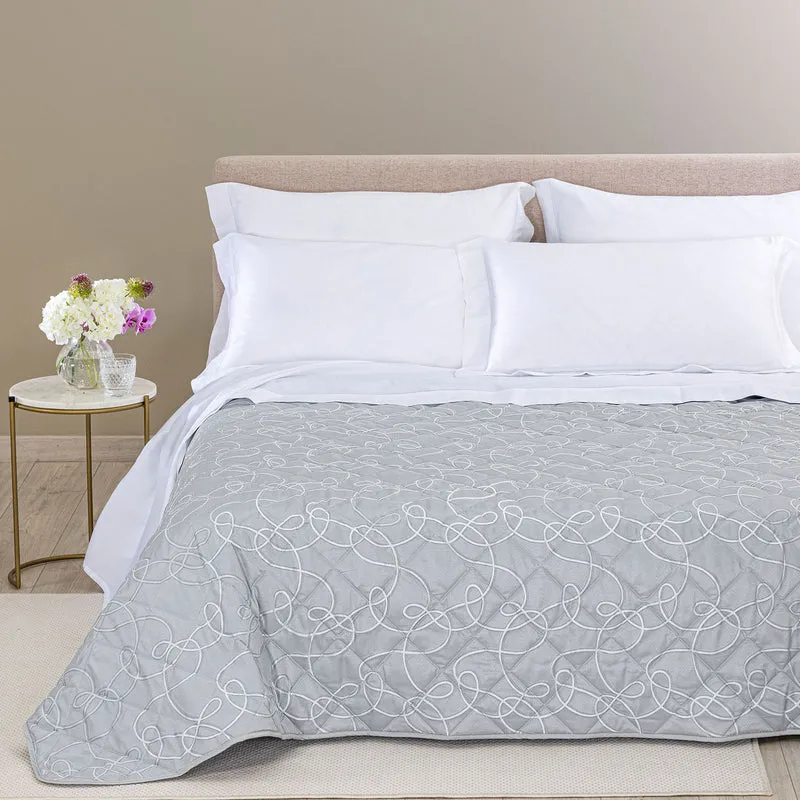 Copriletto Primaverile Lesley in Raso Jacquard 80 gr/mq