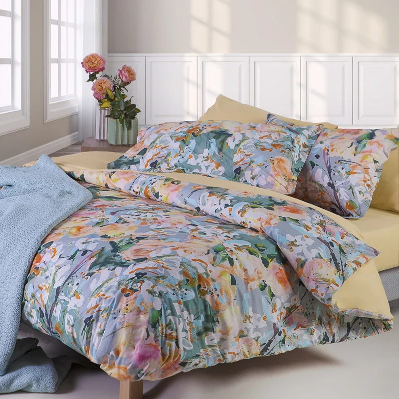 Completo Lenzuola primrose Floreale in Percalle