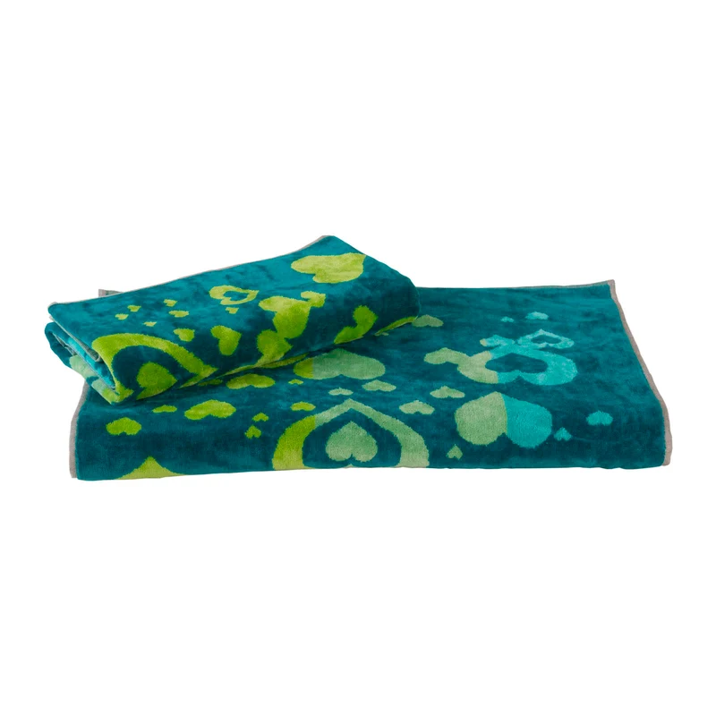 Asciugamano con Ospite turqueta Moderno in Cotone 450 gr/mq