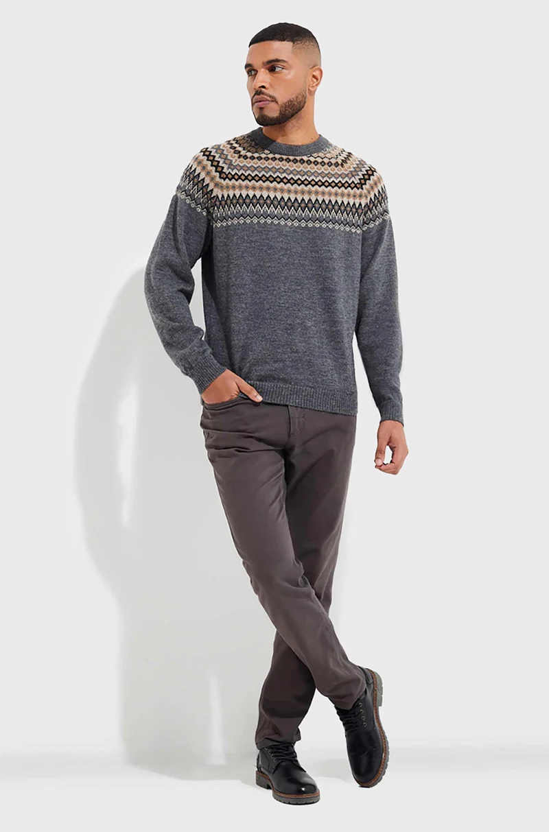 KUNA | Alpaka Pullover YAGO aus 100 % Baby Alpaka – Tradition trifft Trend