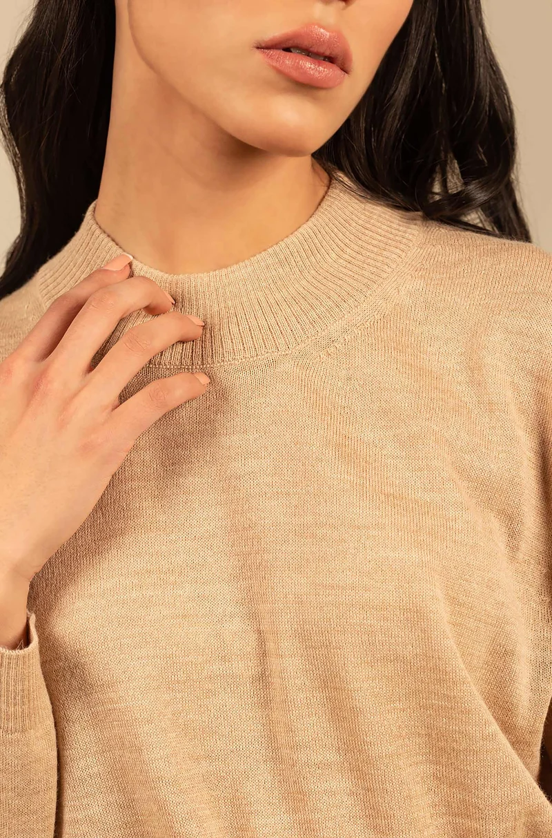 KUNA - Alpaka Damen Rollkragenpullover - Anahi – 100 % Baby‑Alpaka