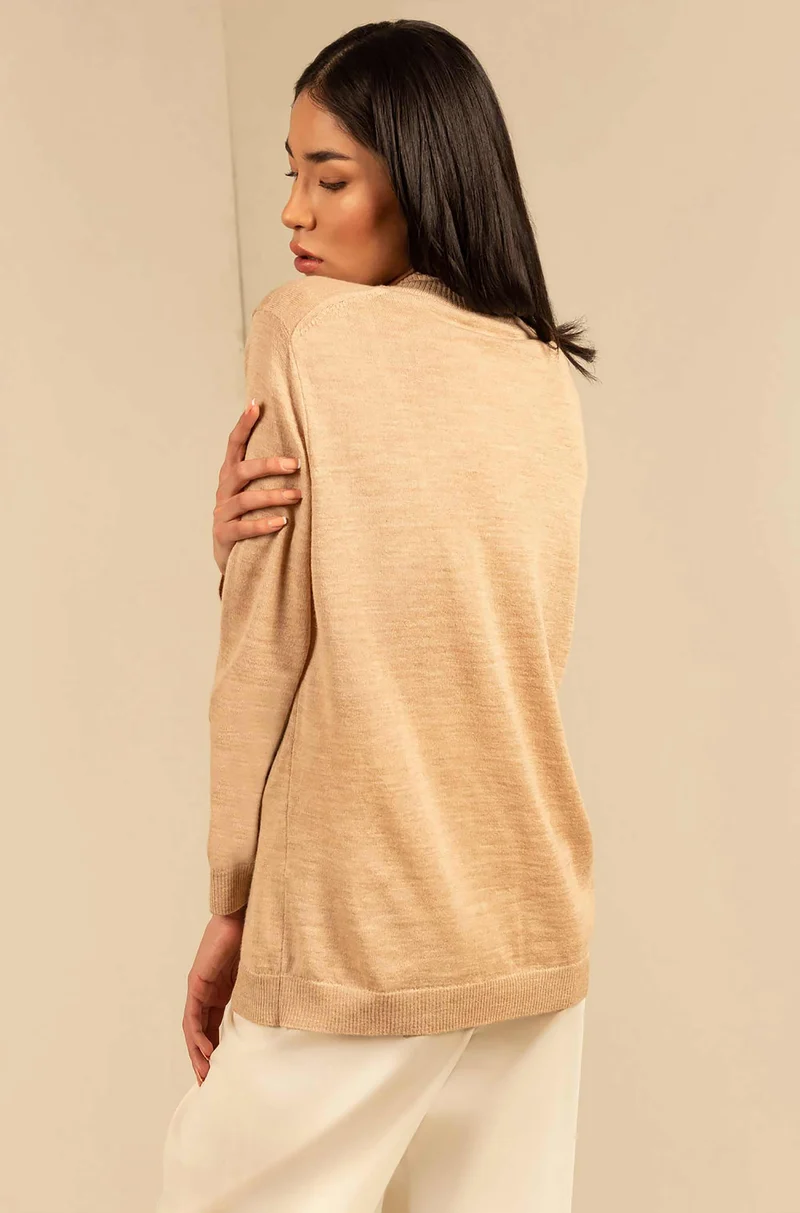 KUNA - Alpaka Damen Rollkragenpullover - Anahi – 100 % Baby‑Alpaka