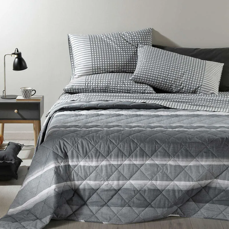 Copriletto Primaverile denim in Cotone 80 gr/mq