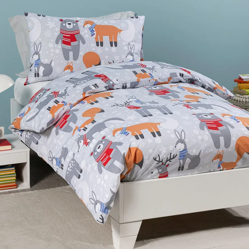 Copripiumino con federe teddy in Cotone