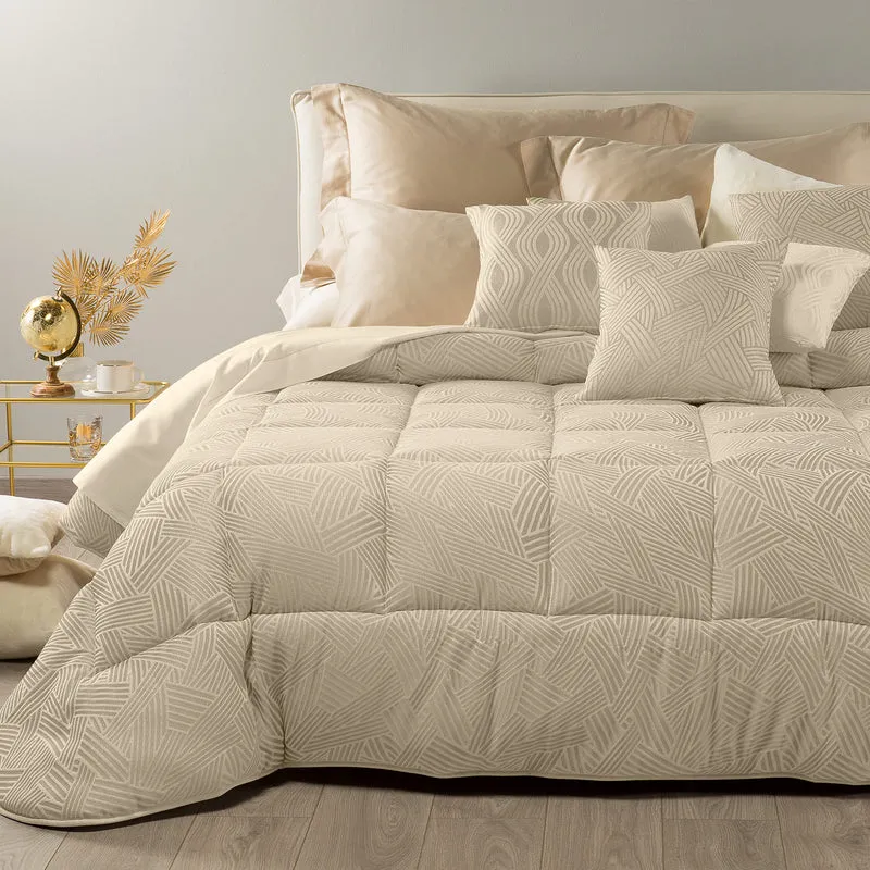 Trapunta silver Floreale in Raso Jacquard 300 gr/mq