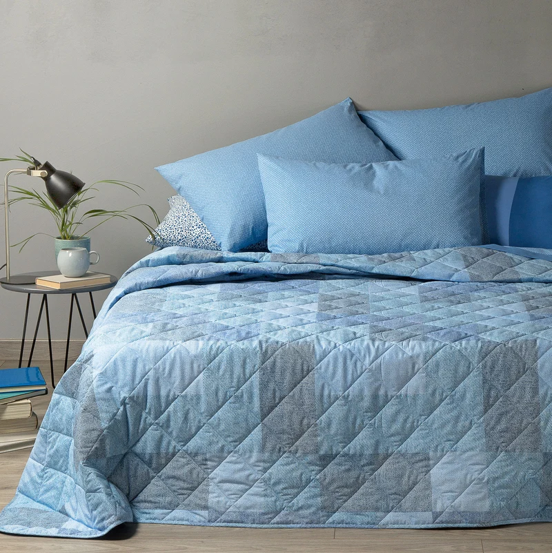 Copriletto Primaverile urban style in Cotone 80 gr/mq