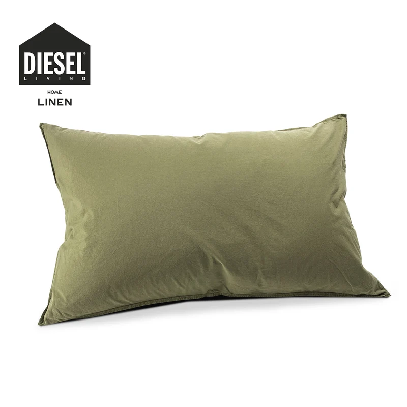 Coppia di federe solid stone in Cotone