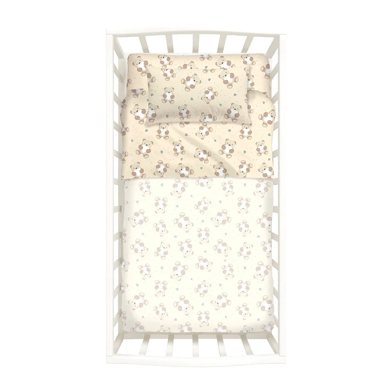 Completo Lenzuola orsacchiotti in Cotone