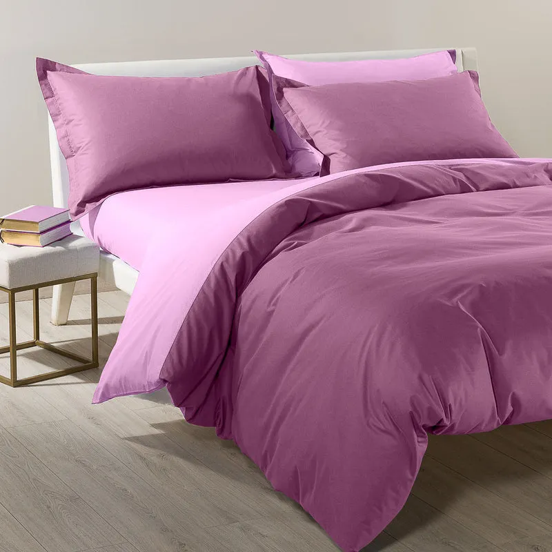 Completo Copripiumino Bicolor Double in Cotone
